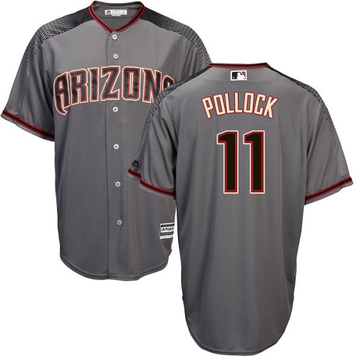 A. J. Pollock Signed Arizona Diamondbacks Majestic MLB Style Jersey (J –